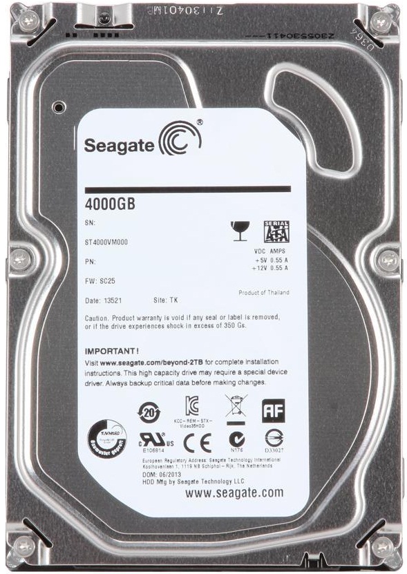 هارد اینترنال سیگیت مدل پایپ لاین اچ دی با ظرفیت 4 ترابایت