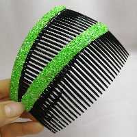 شانه سر پولکی جفتی سبز