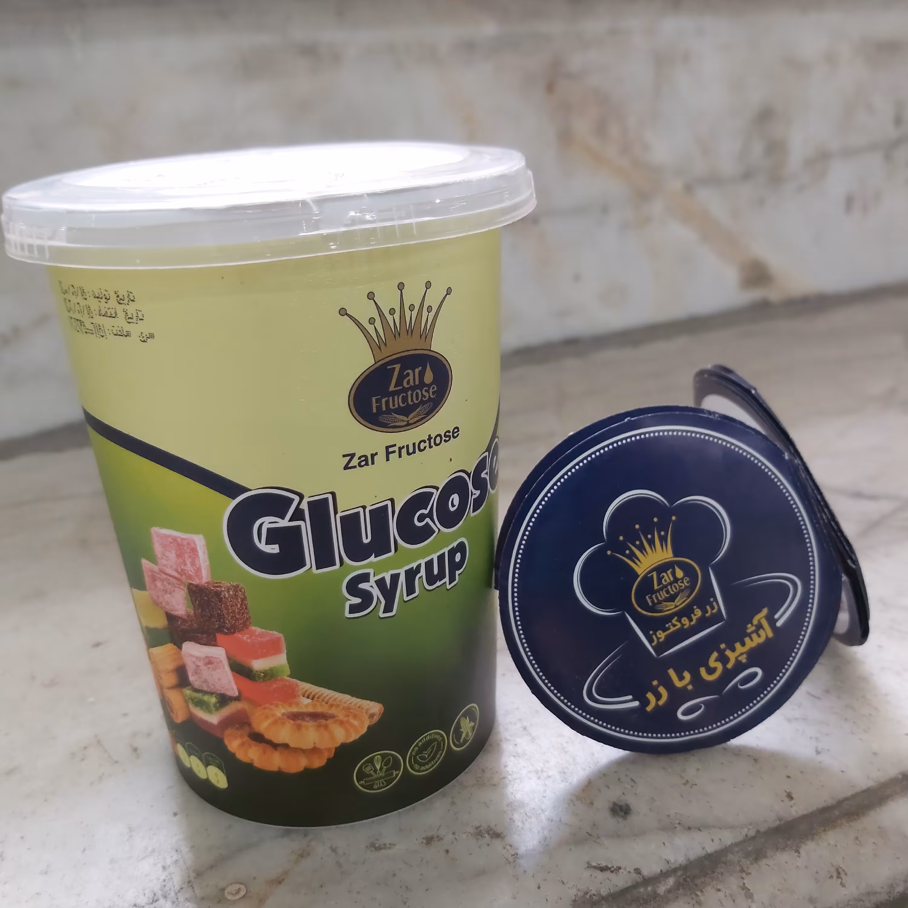 شربت گلوکز ذرت (بادکا) برند زر فروکتوز (600گرم )قیمت را مقایسه کن 