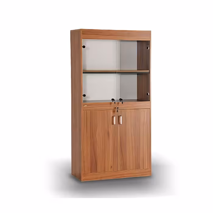 جازونکنی بالا درب شیشه‌ای و پایین درب چوبی بنفشه 7