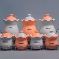 پاسماوری دالبری 7 پارچه برند Kiaceram در رنگ های مختلف