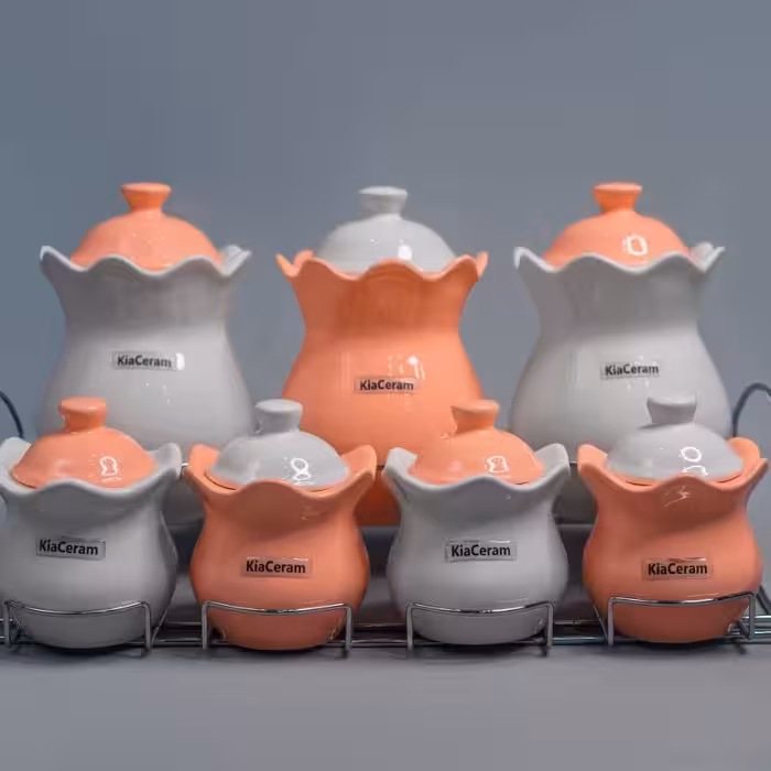 پاسماوری دالبری 7 پارچه برند Kiaceram در رنگ های مختلف