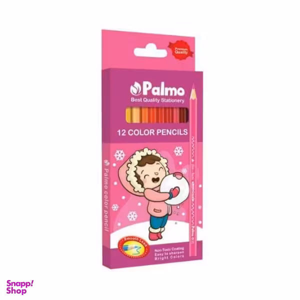 مداد رنگی 12 رنگ پالمو کد 7176