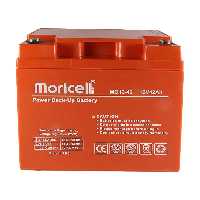 باتری ups یو پی اس 12 ولت 42 آمپر موریسل (moricell) مدل MO12-42
