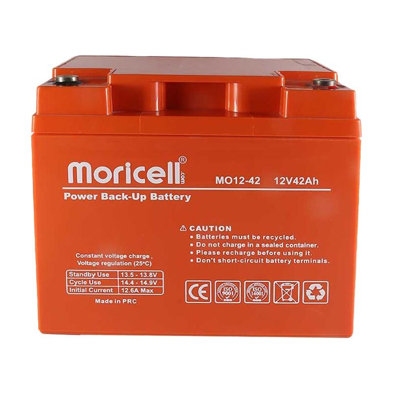 باتری ups یو پی اس 12 ولت 42 آمپر موریسل (moricell) مدل MO12-42