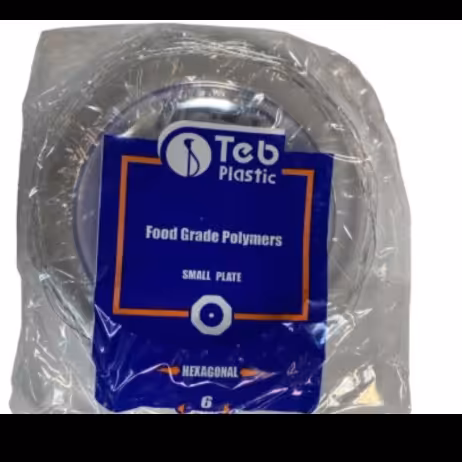 بشقاب 6عددی یکبار مصرف برند teb
جنس عالی 