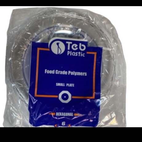 بشقاب 6عددی یکبار مصرف برند teb
جنس عالی