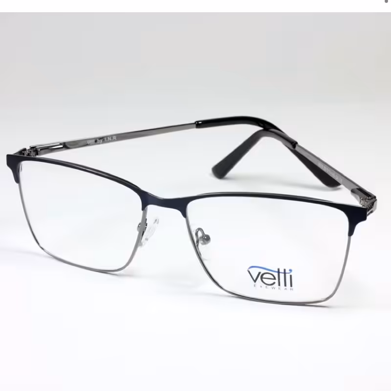 فریم عینک طبی مردانه مستطیلی جدید فلزی اسپرت 8518