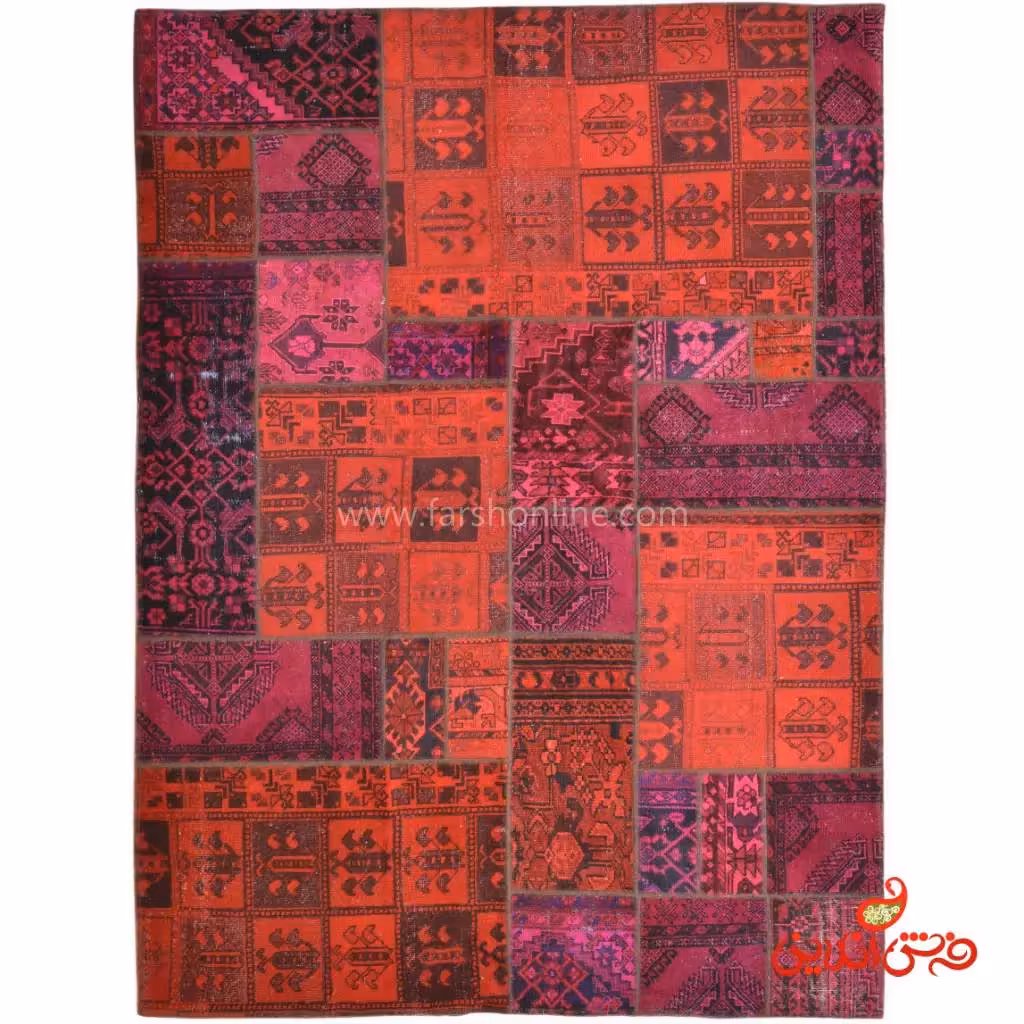 فرش دستباف کلاژ کد 5103