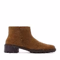 چکمه و بوت چند رنگ زنانه پاشنه ضخیم با ضخامت چرمی Derimod