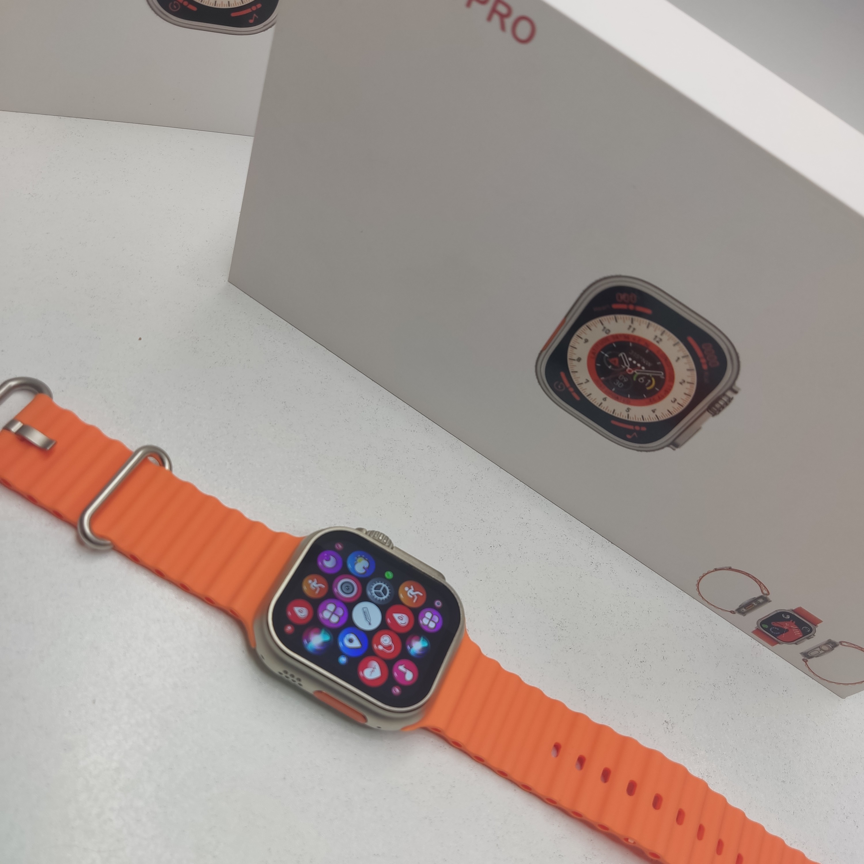 ساعت هوشمند مدل ultra M8 pro طرح اپل (پک اصلی)