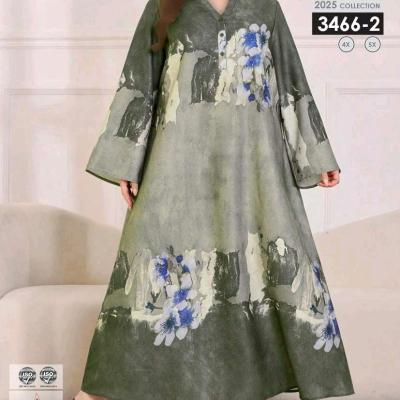 پیراهن مجلسی بیگ سایز نخی سوپرلاکرا3466
