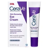کرم دور چشم بازسازی چین و چروک سراوی مدل Skin Renewing حجم 15 میل