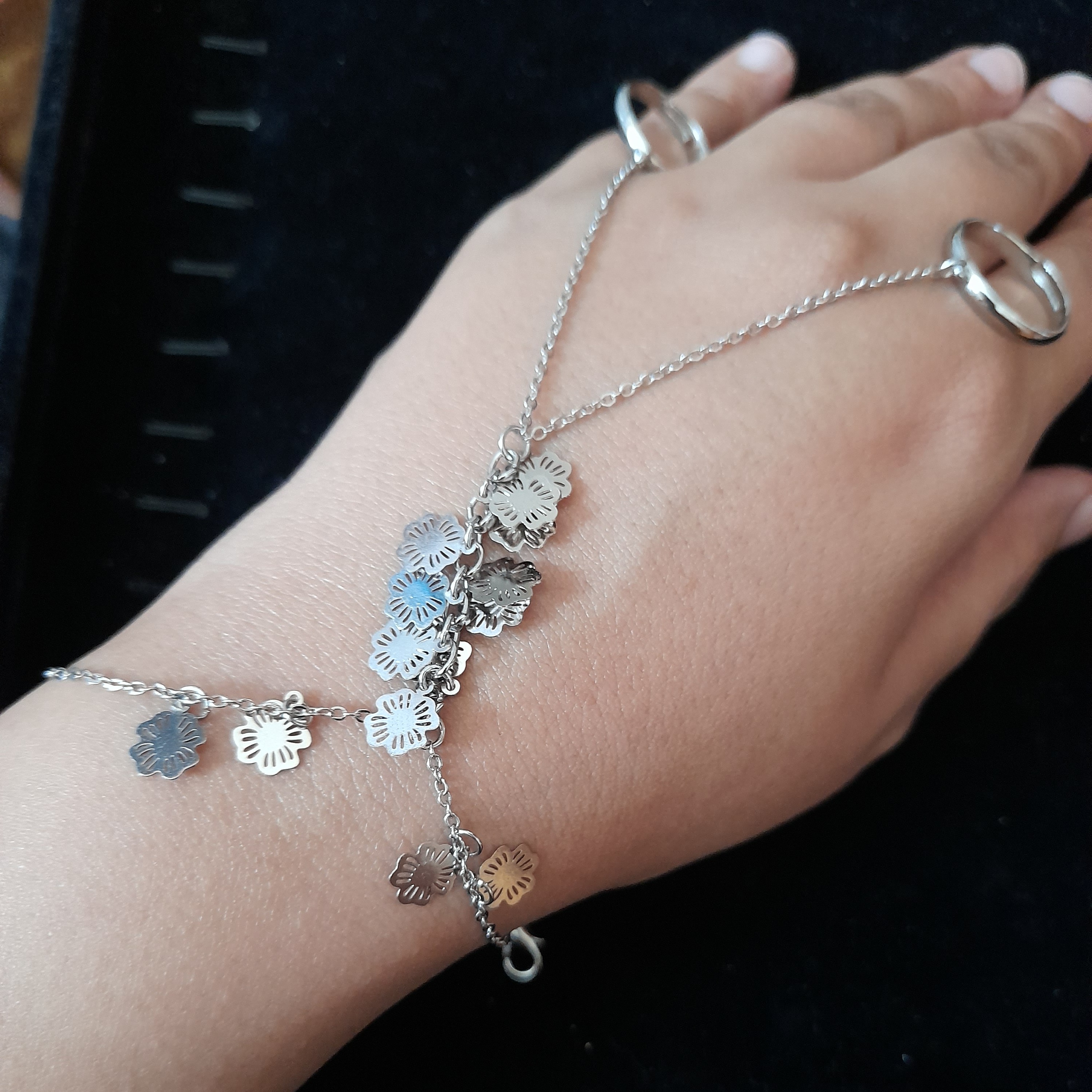 دستبند انگشتری ( تمیمه )جنس کره ای 