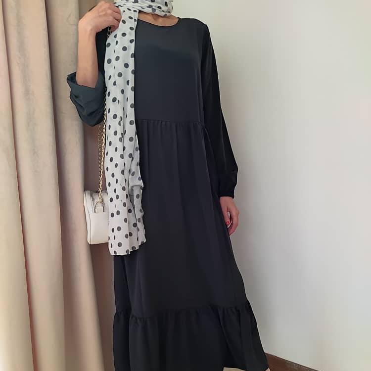 مانتوپیراهنی مشکی