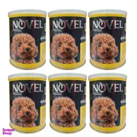کنسرو غذای سگ نوول لوکس (Novel Luxe) مدل Chickenpate وزن 400 گرم بسته 6 عددی