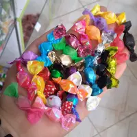 شکلات مینی کندی آبنباتی ریز براق پرفروش جذاب مخلوط رنگها(200گرمی)