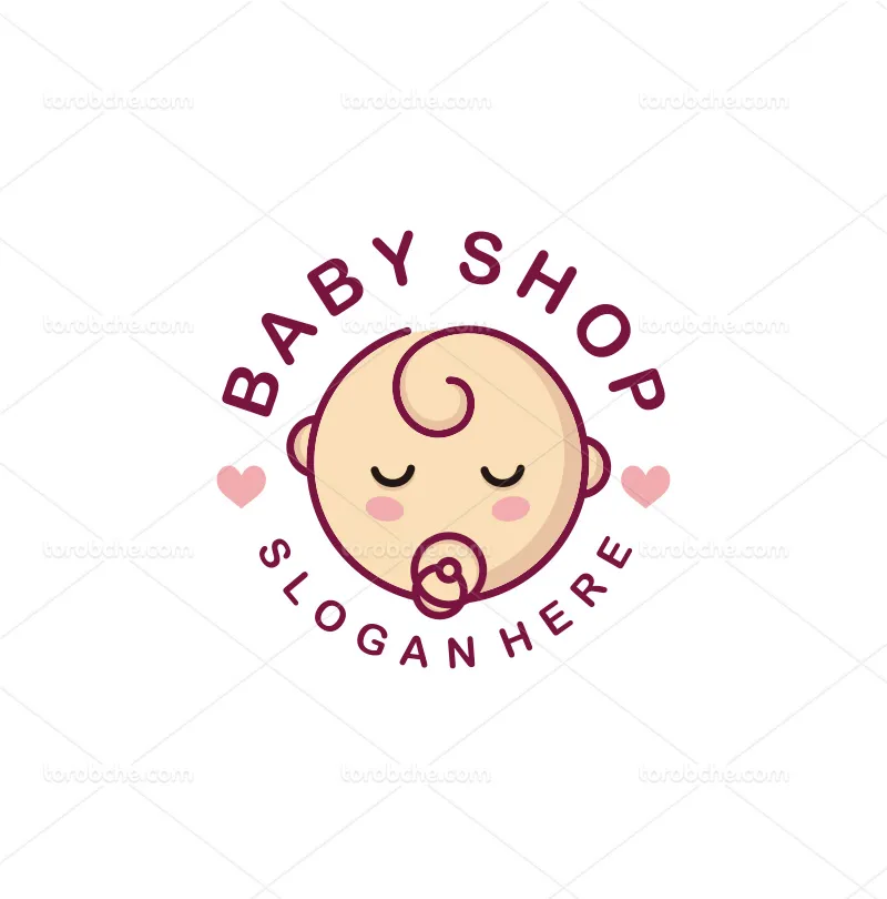 وکتور لوگو پوشاک کودک | گرافیک با طعم تربچه