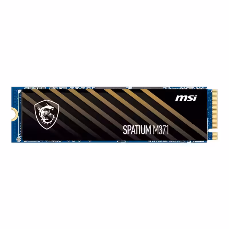 اس‌اس‌دی MSI مدل SPATIUM M371 ظرفیت 1 ترابایت NVMe M.2 با سرعت 2350 مگابایت بر ثانیه خواندن و 1700 مگابایت بر ثانیه نوشتن - خانه وب قم - براکالا