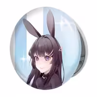 آینه جیبی خندالو طرح مای انیمه بانی گرل سنپای مدل تاشو کد 16420