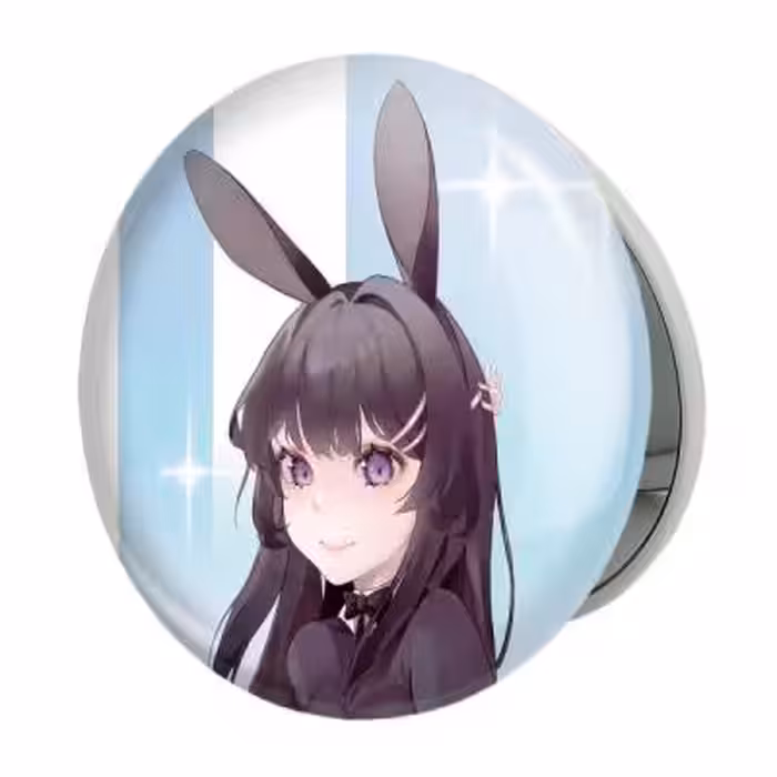 آینه جیبی خندالو طرح مای انیمه بانی گرل سنپای مدل تاشو کد 16420