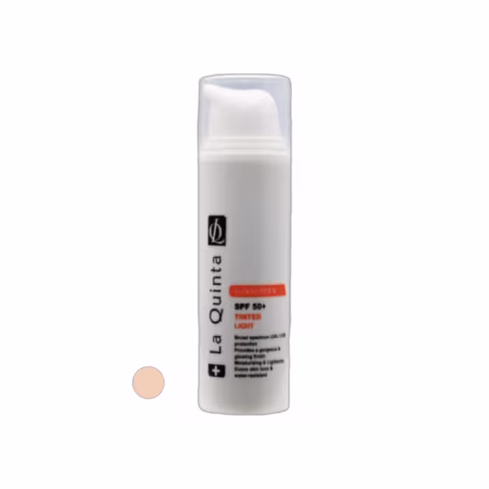 کرم ضد آفتاب رنگی لاکویینتا SPF 50 مدل light tint حجم 50 میلی‌ لیتر