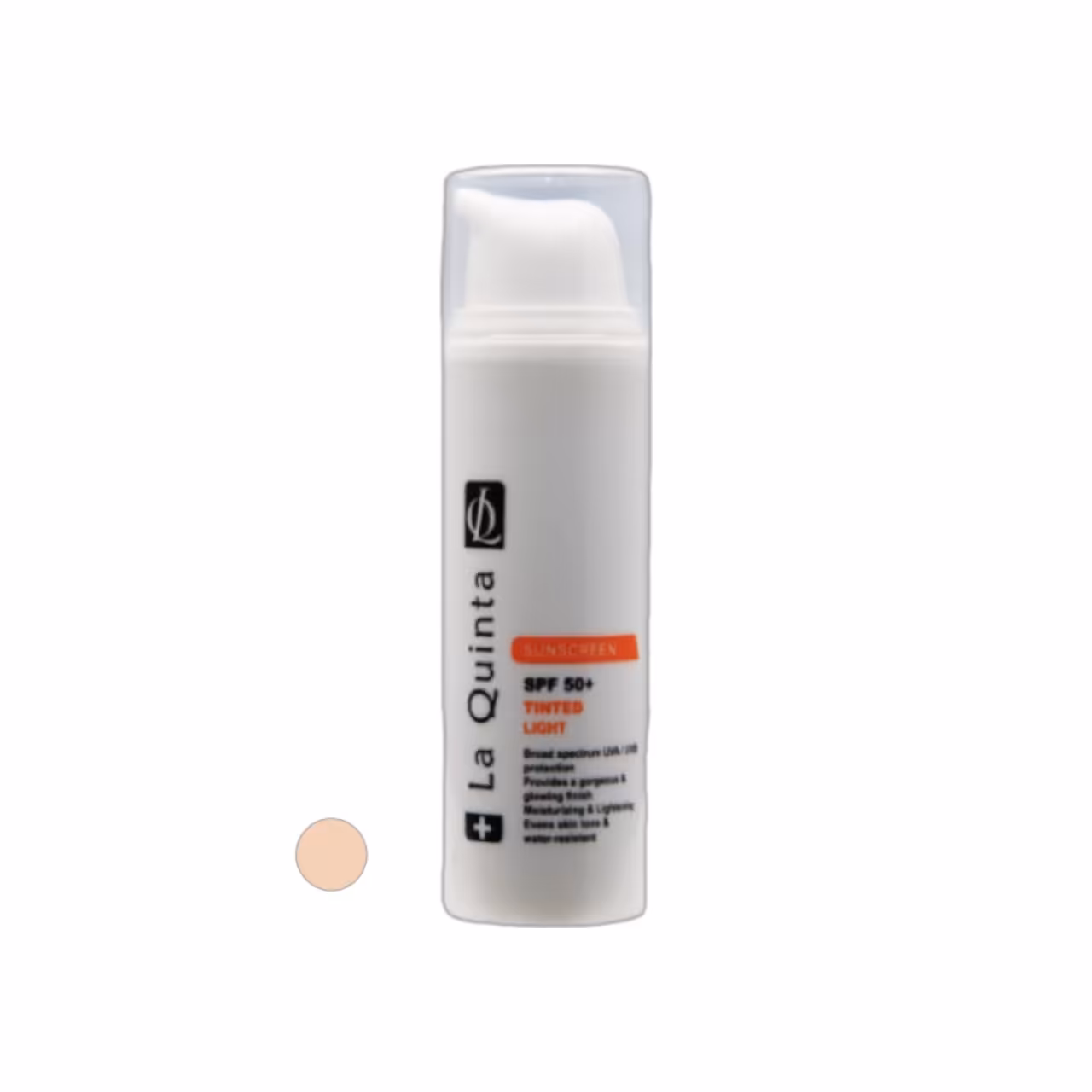 کرم ضد آفتاب رنگی لاکویینتا SPF 50 مدل light tint حجم 50 میلی‌ لیتر
