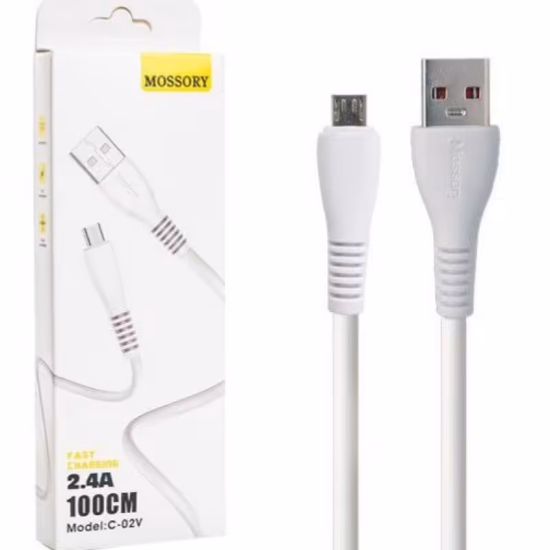 کابل شارژ  اندروید میکرو موسوریmossoryمدلc02T
