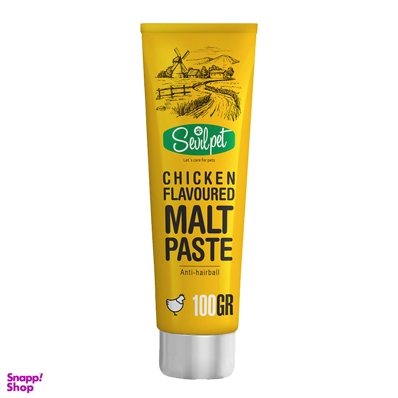 خمیر مالت گربه سویل پت (Sevil Pet) مدل Chicken وزن 100 گرم