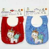 پیش بند نوزاد برند  EM BABY  طرح حیوانات 