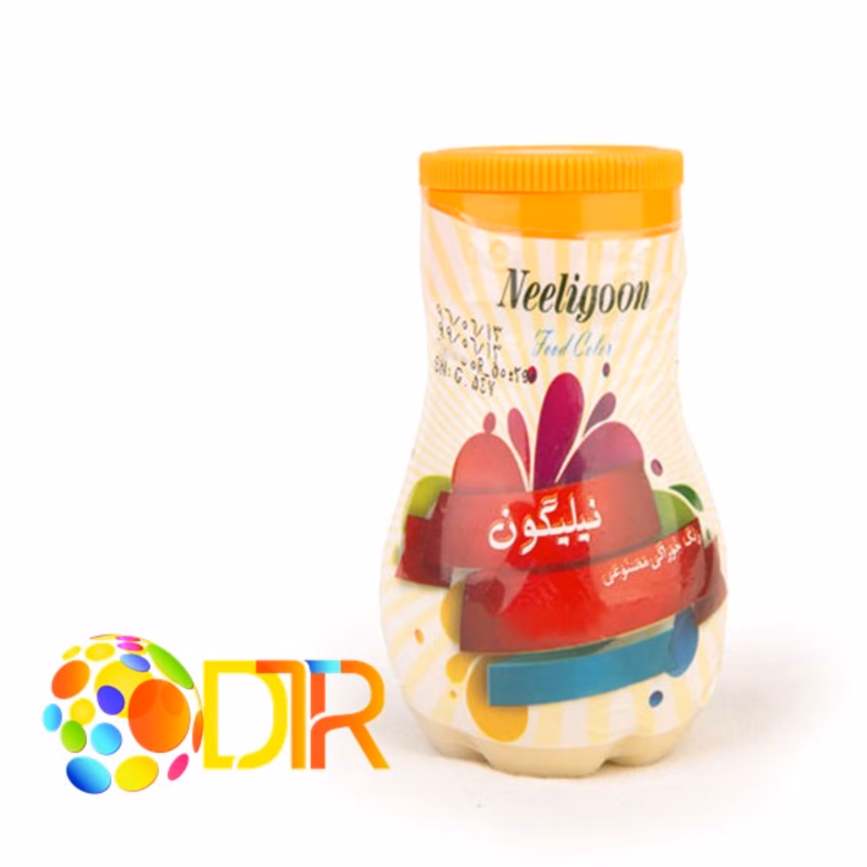 رنگ خوراکی پودری زرد طلایی 50گرمی نیلیگون