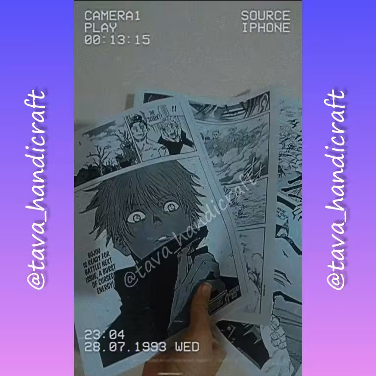 پک 25 تایی مانگا دیواری