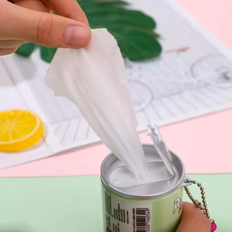 دستمال مرطوب قوطی( فانتزی)