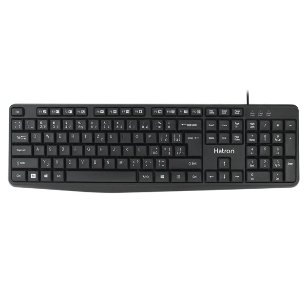 کیبورد باسیم  هترون مدل HK220 -- کیبورد Hatron hk 220