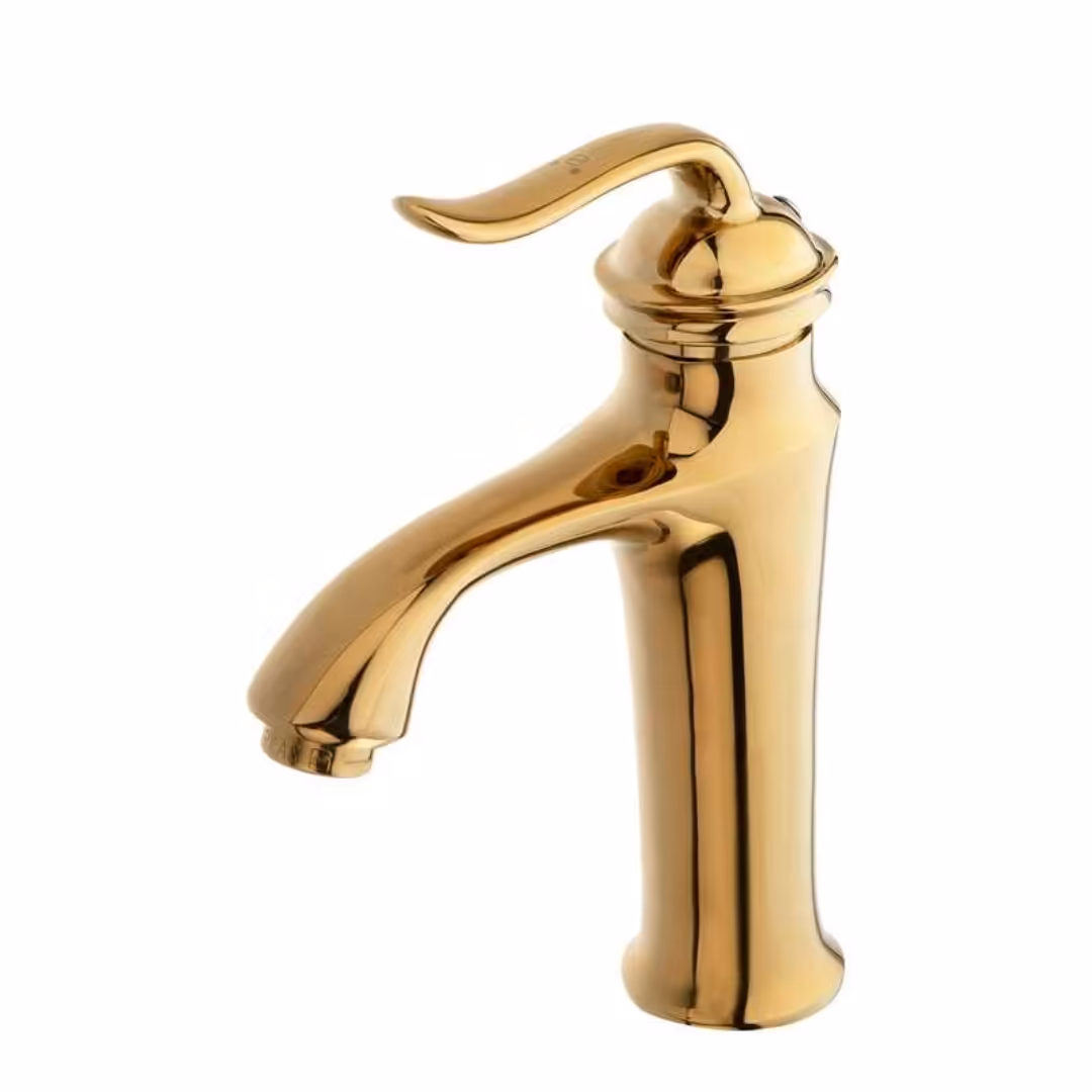 شیر  روشویی ارمغان مدل ژاسپر رنگ طلایی