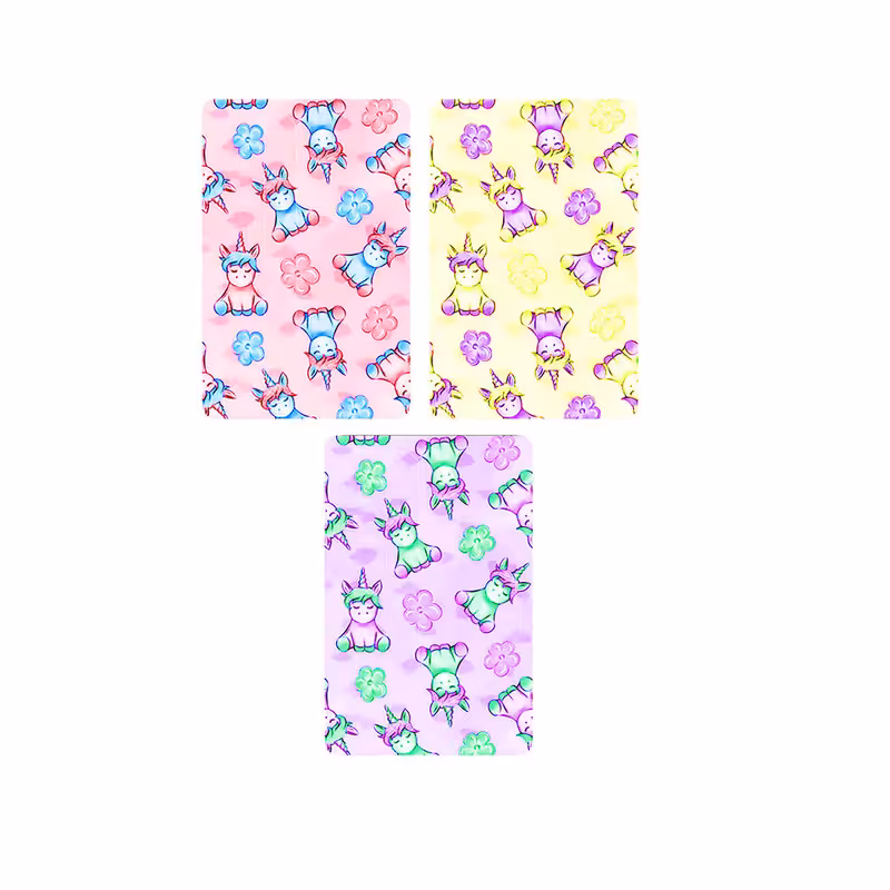 استیکر کارت مدل یونیکورن کد 9 مجموعه 3 عددی