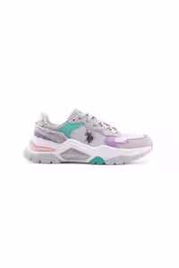 اسنیکر خاکستری زنانه کفش ورزشی اورجینال U.S. Polo Assn.