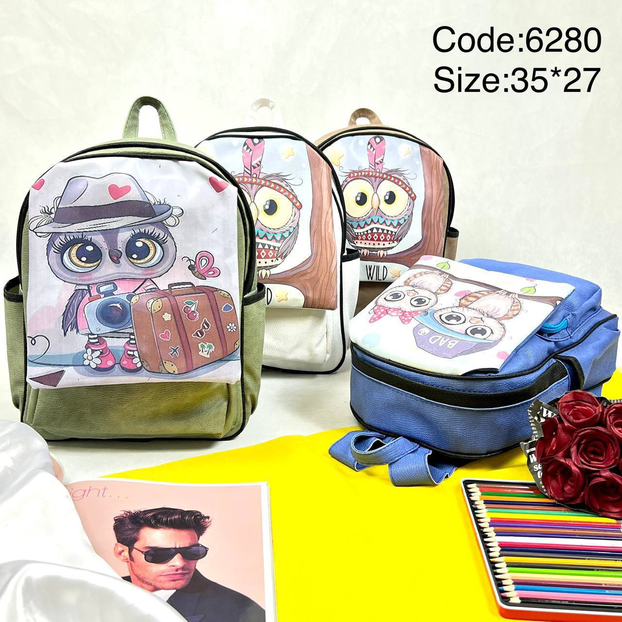 کوله جغدی🤩ارسال رایگان