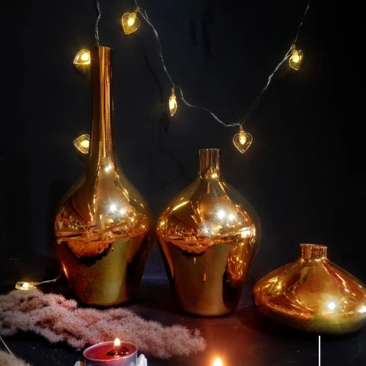 گلدان سالونگ کرومی