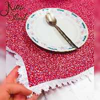 سفره پارچه ای 6 نفره دورو  