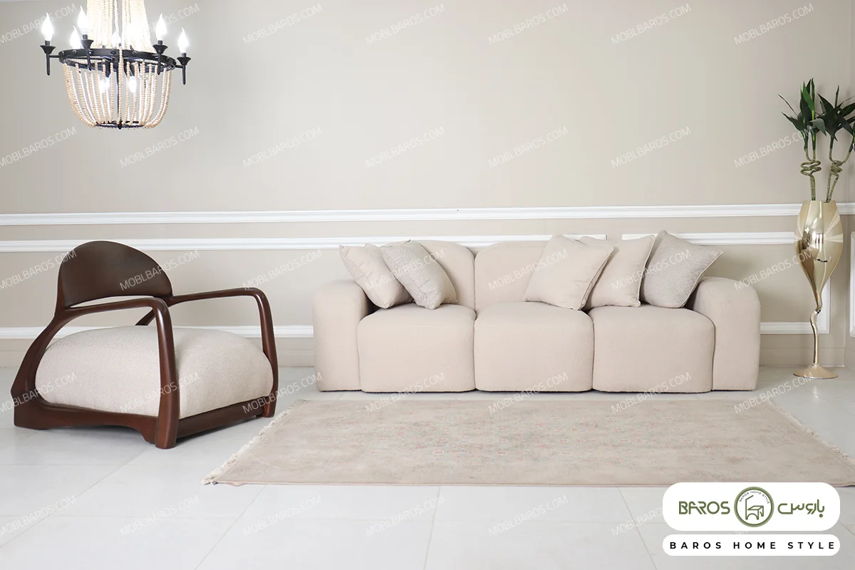 مبل راحتی جدید هایلین و ژاکلین 4 نفره