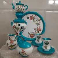 ست سماور دکوری سفالی 
