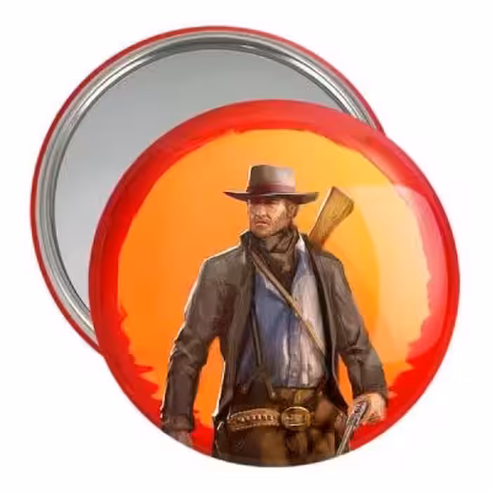 آینه جیبی خندالو مدل رد دد Red Dead کد 10294