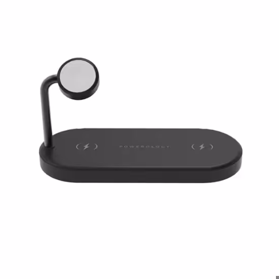 استند و شارژر وایرلس مگنتی 4 کاره پاورولوجی مدل P41MFCHBK