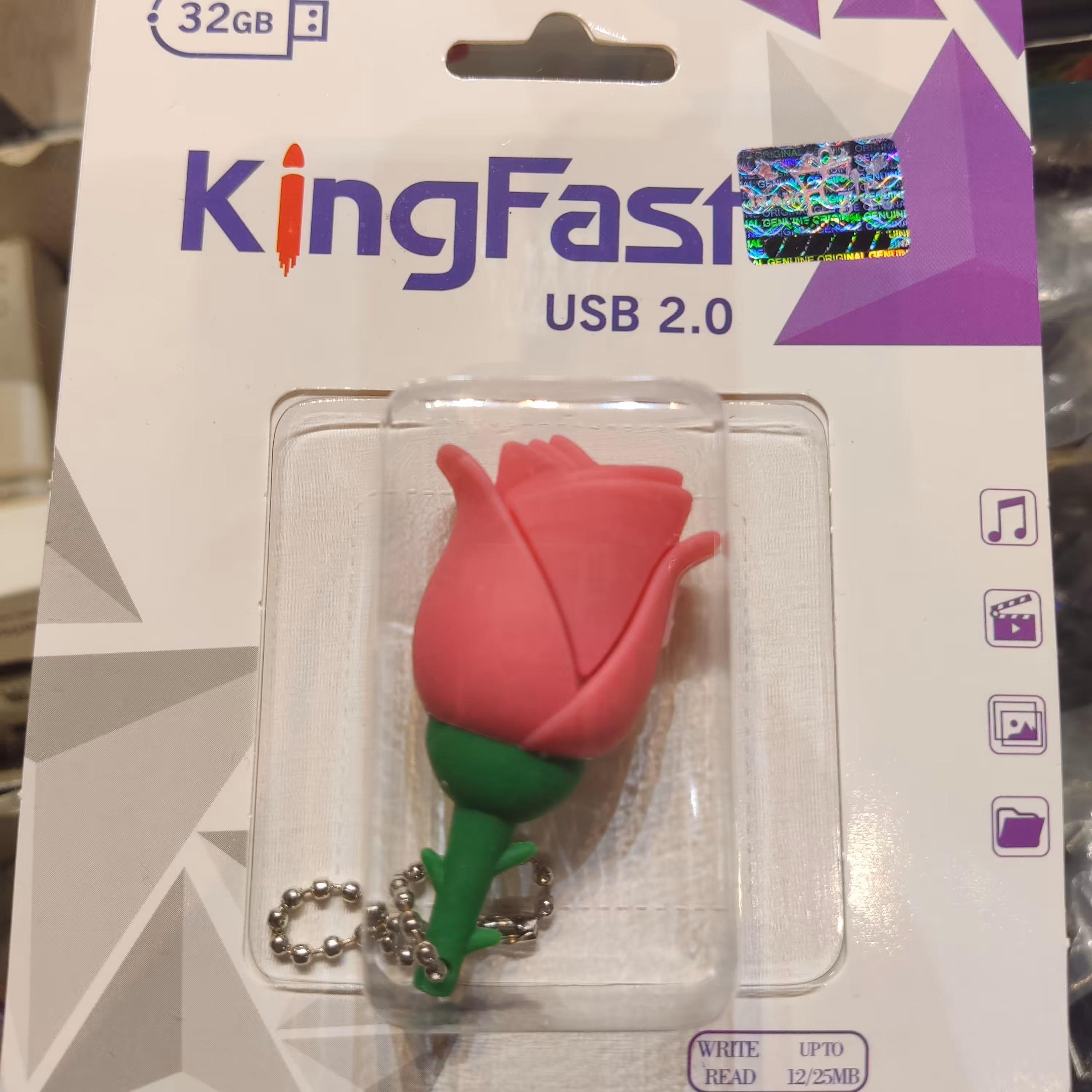 فلش گل رز صورتی32گیگ