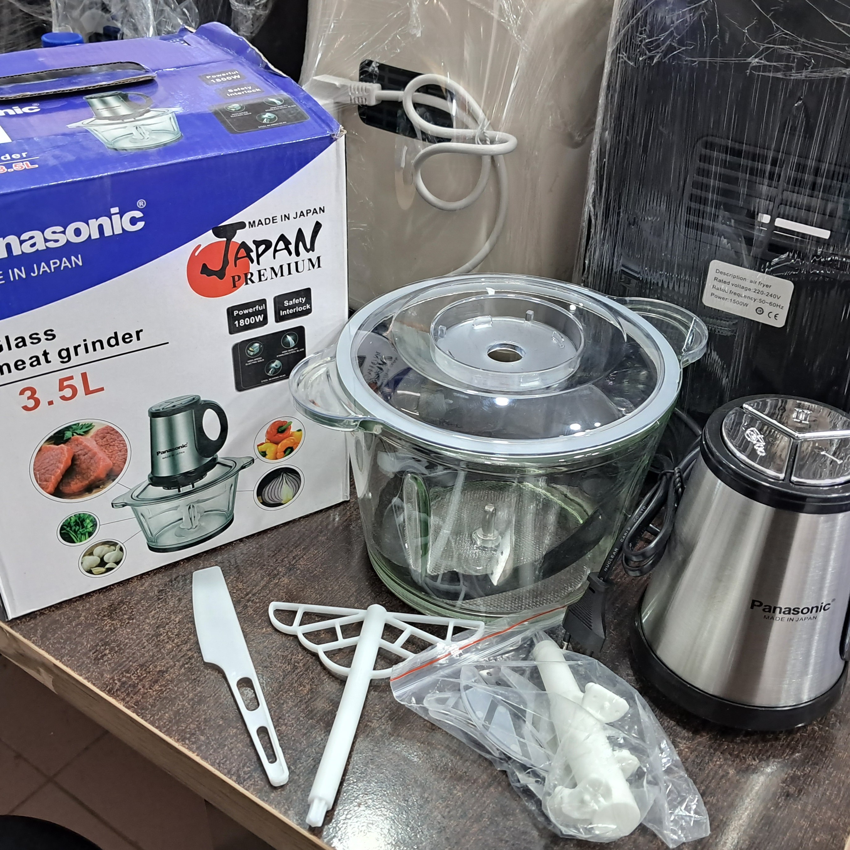 خردکن پاناسونیک با همزن و کاسه شیشه ای 3.5 لیتری