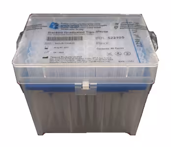 سرسمپلر شفاف داخل 10 سانتی بدون فیلتر 1250-100 میکرولیتر DnaseRnaseFree بسته 96 عددی