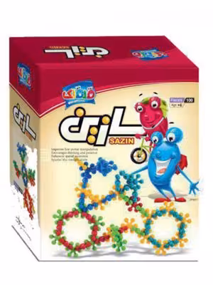 بازی سازین 100 قطعه جعبه ای قلقلک