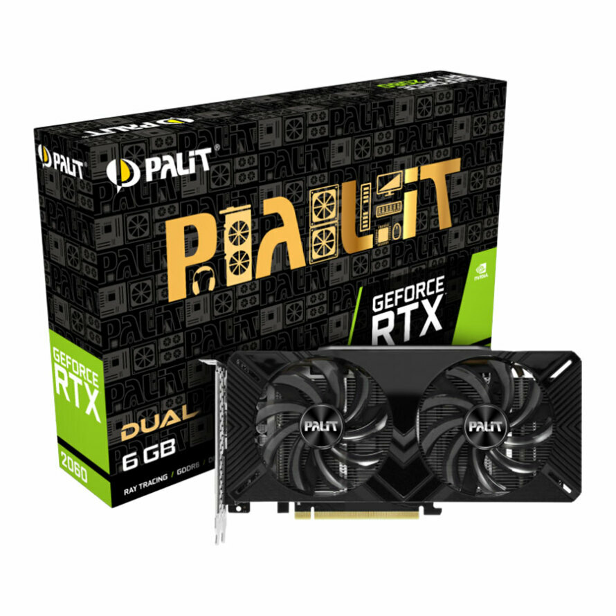 کارت گرافیک پلیت GeForce RTX 2060 Dual 6GB
