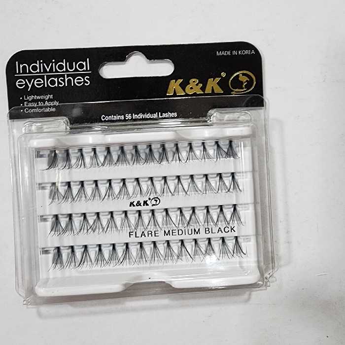 مژه تکی سایز مدیوم برند kak